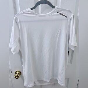 Municipal Sport Utility Gear Sportcross Tech Shirt NEW W TAGS ($69) Small, White